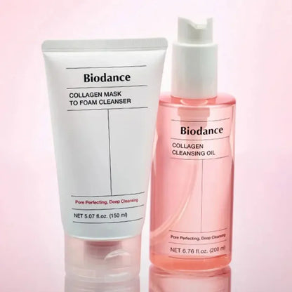 New  Facial Cleansing Products Collagen Makeup Remover Oil 200Ml Repairing Facial Cleanser 150Ml Gentle Clean Refreshing