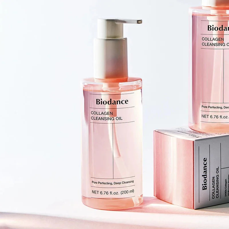 New  Facial Cleansing Products Collagen Makeup Remover Oil 200Ml Repairing Facial Cleanser 150Ml Gentle Clean Refreshing